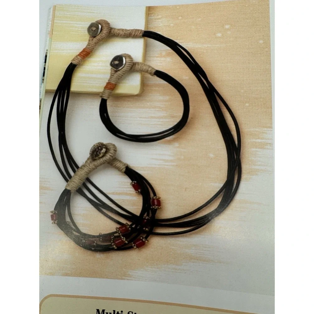 Hemp‎ Jewelry Making Book Macrame Beading Patterns DIY Craft Guide